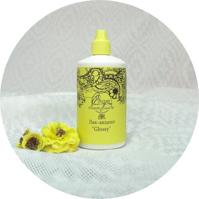 Лак-клей от ScrapEgo - Glossy, 60 мл, глосси