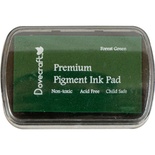 Штемпельная подушечка Dovecraft Pigment Ink Pads - Forest Green, цвет темно-зеленый
