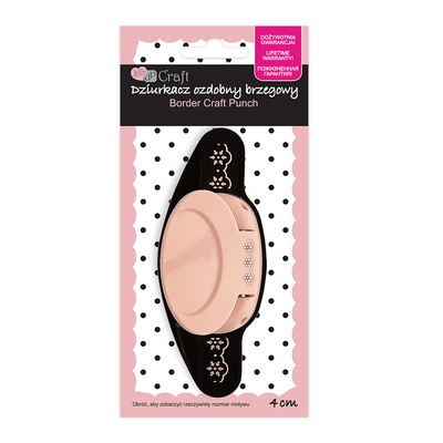 Дірокол бордюрний 4 см Poinsettia, TM dpCraft (Dalprint)