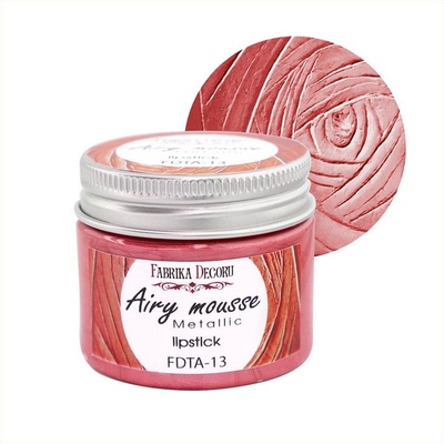 Мус металік, колір Помада, 50 мл, ТМ Фабрика Декору