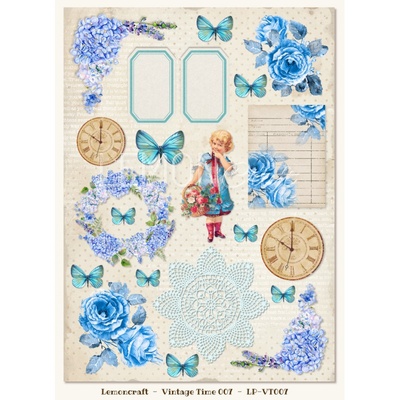 Лист с картинками LemonCraft - Vintage Time 007