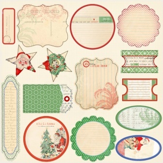 Висічки від Melissa Frances - Countdown To Christmas Cardstock Die - Cuts.Р від 3,5 х Frances0,Frances1 см до Frances2,Frances3xFrances4 см