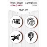 Набір скрап-фішок від ТМ Фабрика Декору з 4 шт. FDSC 085