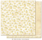 Двусторонний лист бумаги для скрапбукинга от Maja Design - Coffee in the Arbour - Lemon meringue pie, 30x30 см