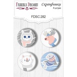 Набір фішок ТМ Фабрика Декору з 4 шт. №282, Huge Winter