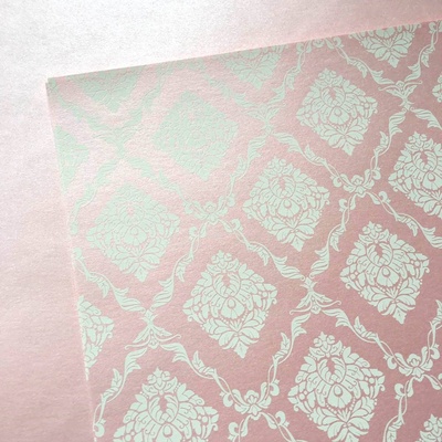 Аркуш дизайнерського паперу з візерунком Розкішно 3, колір Зефір 2, А4