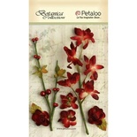 Набор объемных цветов Petaloo - FloralEphemera - Red