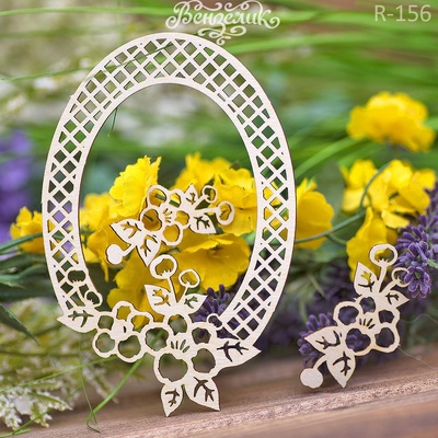 Чипборд від Вензелик - Рамка 106, розмір: 73x109 мм