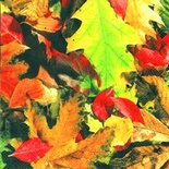 Серветка для декупажу "Осіння ліщина", розмір: 33x33 см