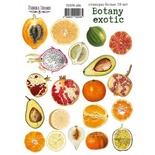 Набір наліпок (стікерів) 19 шт. Botany exotic 206, ТМ Фабрика Декору