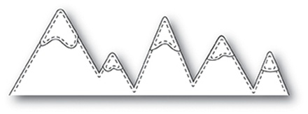 Ножі від Memory Box — Stitched Mountains craft die