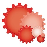 Ніж для вирубки Spellbinders - Cogs - шестерні, 6 шт.