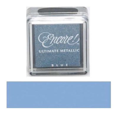 Чернила Tsukineko Encore Ultimate Metallic Small Ink Pad - Blue