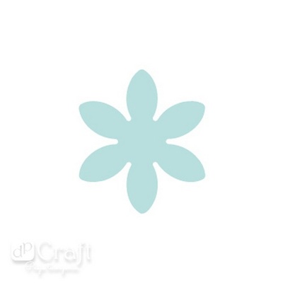 Дірокол фігурний 1,6СМ квітка Маргаритки, TM dpCraft (Dalprint)