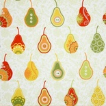 Ткань 100% хлопок - Груши узор, 45х55 см