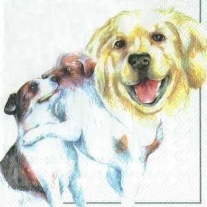 Серветка для декупажу "Народний візерунок Samara", колір фону: білий, розмір: 33x33 см