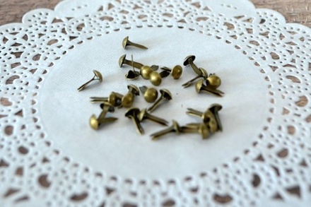 Набор брадсов от Hobby&You, 9х5 мм, 25 шт, бронза