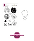 Штампи + Ножі для вирубки від Altenew - Build-A-Flower: Japanese Mum