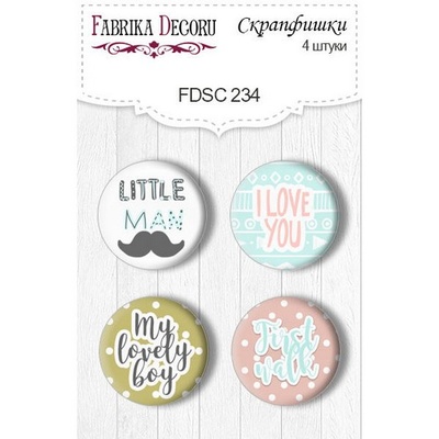 Набір фішок ТМ Фабрика Декору з 4 шт. №234, Scandi Baby Boy