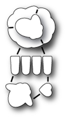 Ножи от Poppystamps - Ewe Are the Best die set