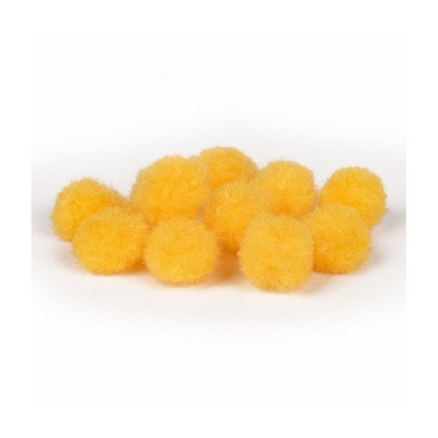 Помпони SANTI жовті 15мм 50 шт.