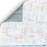 Аркуш двостороннього паперу для скрапбукінгу від Scrapmir - Малюк з колекції Mommy's Hero, 30x30 см