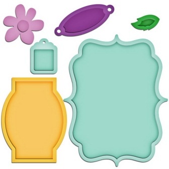 Ніж для вирубки Spellbinders - Jar Labels, 6 шт.