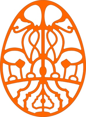 Ніж для вирубки Lace Egg Six від Cheery Lynn Designs