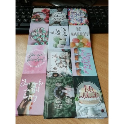 Набір смужок з картинками для декорування Sweets, ТМ Фабрика Декору, 3 штуки