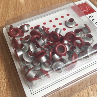 Люверсы Medium - American Crafts - Cranberry, 50 штук