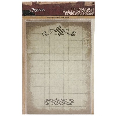 Набор карточек для журналинга 7 Gypsies - Journal Pages Harmony
