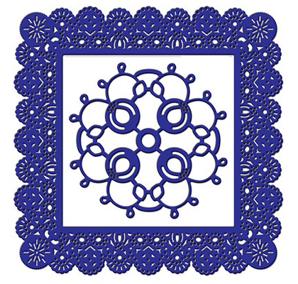 Ніж для вирубки Dutch Scallop Square від Cheery Lynn Designs