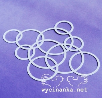 Маска-шаблон від Wycinanka - Фон з кругів 2