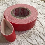 Скотч двосторонній обʼємний на пінній основі, 19мм х 2м, 1шт.