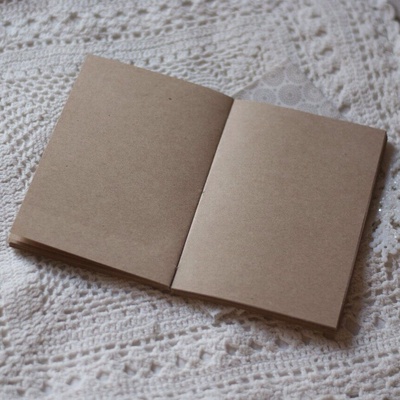 Блок для блокнота А6. Колір: крафт