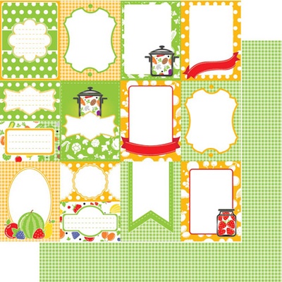 Набор бумаги «Летняя кухня», 30,5х30,5см, 12 листов