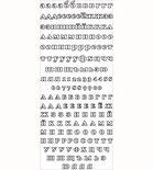 Наклейки от ScrapBerry`s "Алфавит обьемный", цвет серебристый