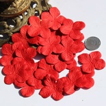 Гортензія, колір: червоний, 3,2см, 20 шт.