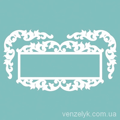 Чипборд від Вензелик - Набір рамок + куточки 02, розмір: 51x94 мм