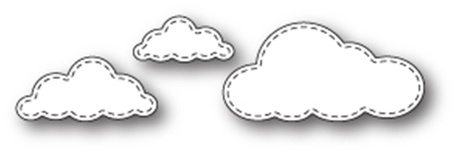 Ножи от Memory Box - Stitched Cloud Trio craft die