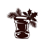 Акриловий штамп Christmas Stamp SR014, розмір 3,4х3,3 см