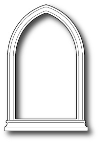 Ніж для вирубки від Poppystamps - Small Gothic Window