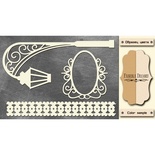 Чипборд Фабрика Декору - FDCH-135, колір молочний, крафт