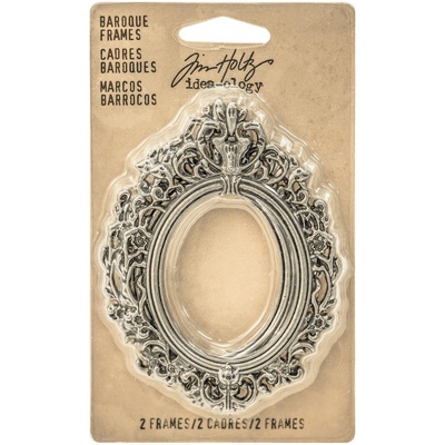 Набор металлических украшений-рамочек -  Advantus - Tim Holtz Ideaology - Baroque Frames, 2 шт.