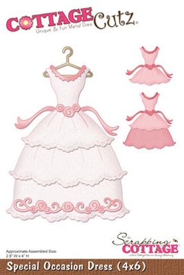 Ніж для вирубки CottageCutz - Special Occasion Dress, 10x15см