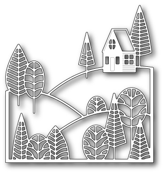 Ніж для вирубки від Poppystamps - Boddington Hillside