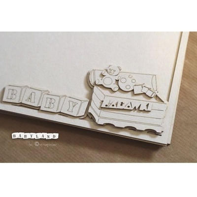 Заготовка для альбому з чіпборду Scrapiniec - БЕЗ ЗАГАДКА, 22х24 см, без пружини