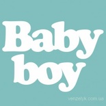 Чипборд от Вензелик - Baby boy, размер: 19*89 мм