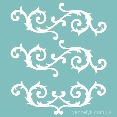 Чипборд від Вензелик - Набір вензелів 17, 59x69 мм