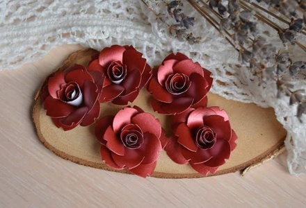 Набір від WOODchic - Металізовані квіти 98 від WOODchic